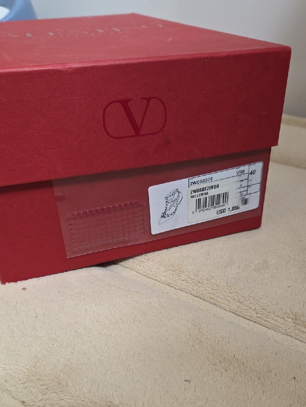 Valentino Red Rocktud Flats - Picture 7 of 10